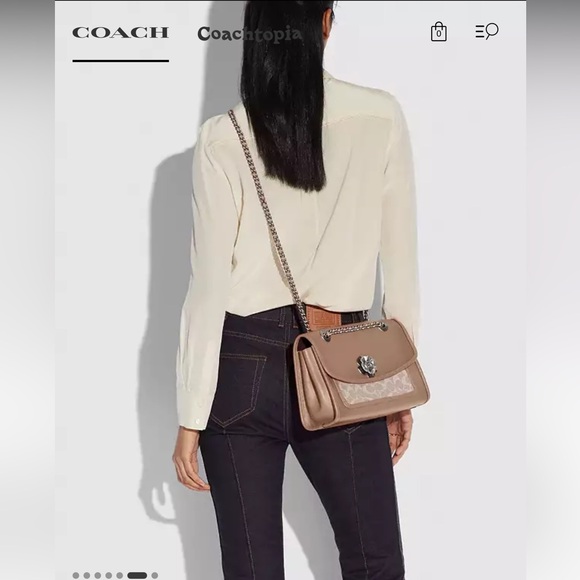 Coach Signature Parker in Sand Taupe, NWT - Picture 3 of 13